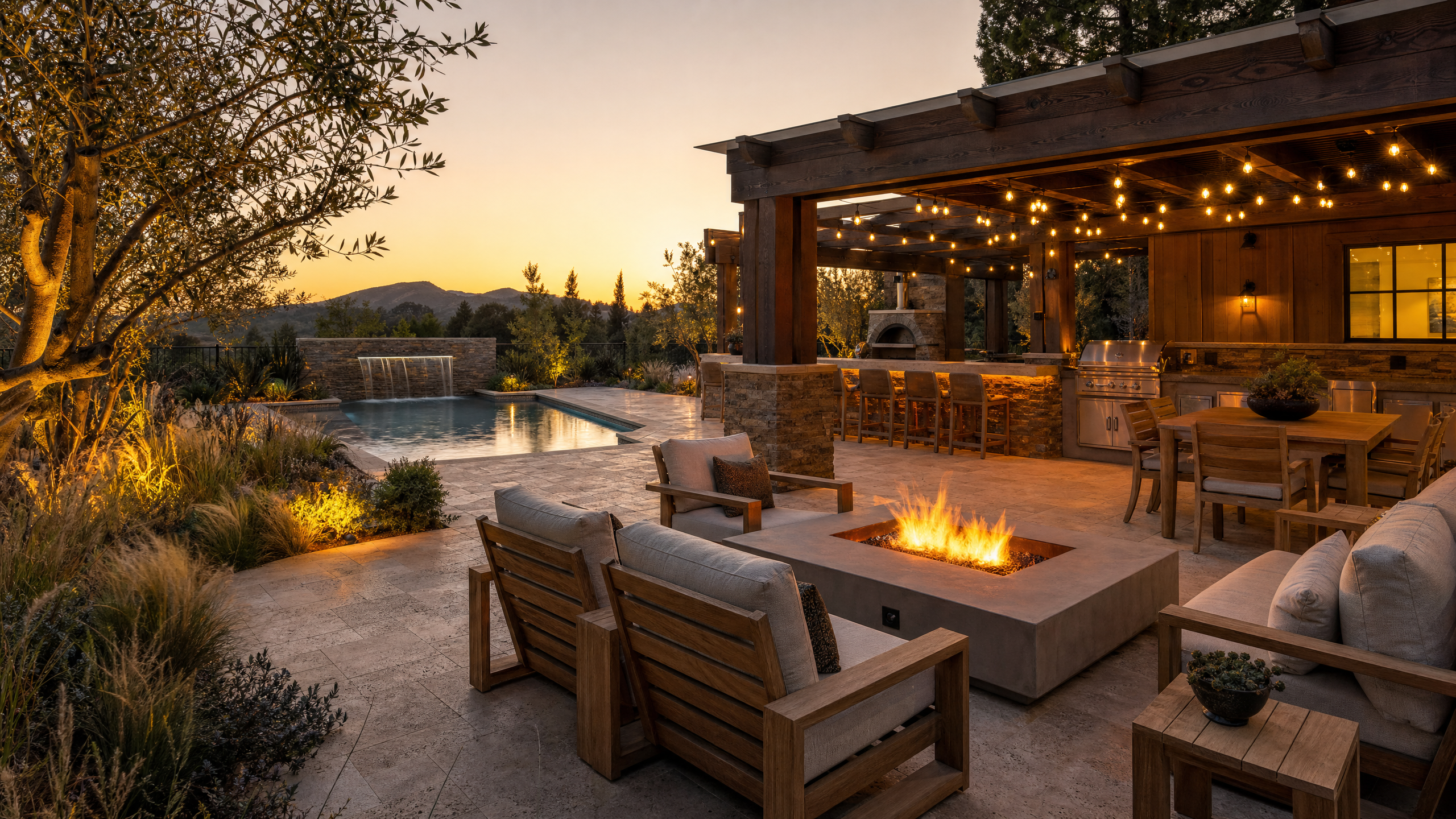 Luxury outdoor living
